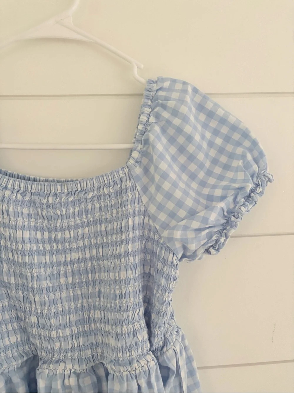 The Childrens Place blue gingham